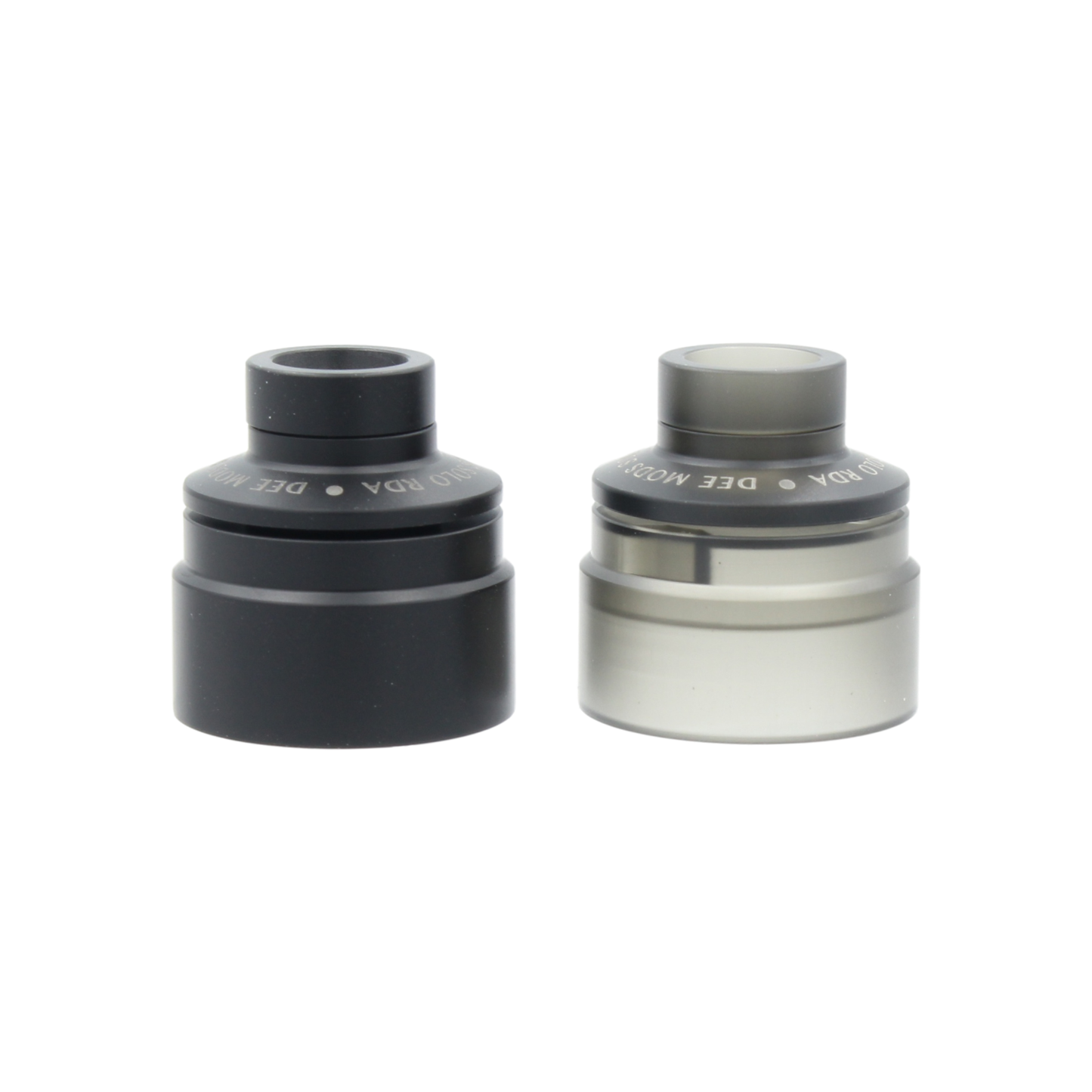 Dee Mods SOLO RDA 22mm Dripper Atomizer (Tudung Frosted Gelap FOC) 