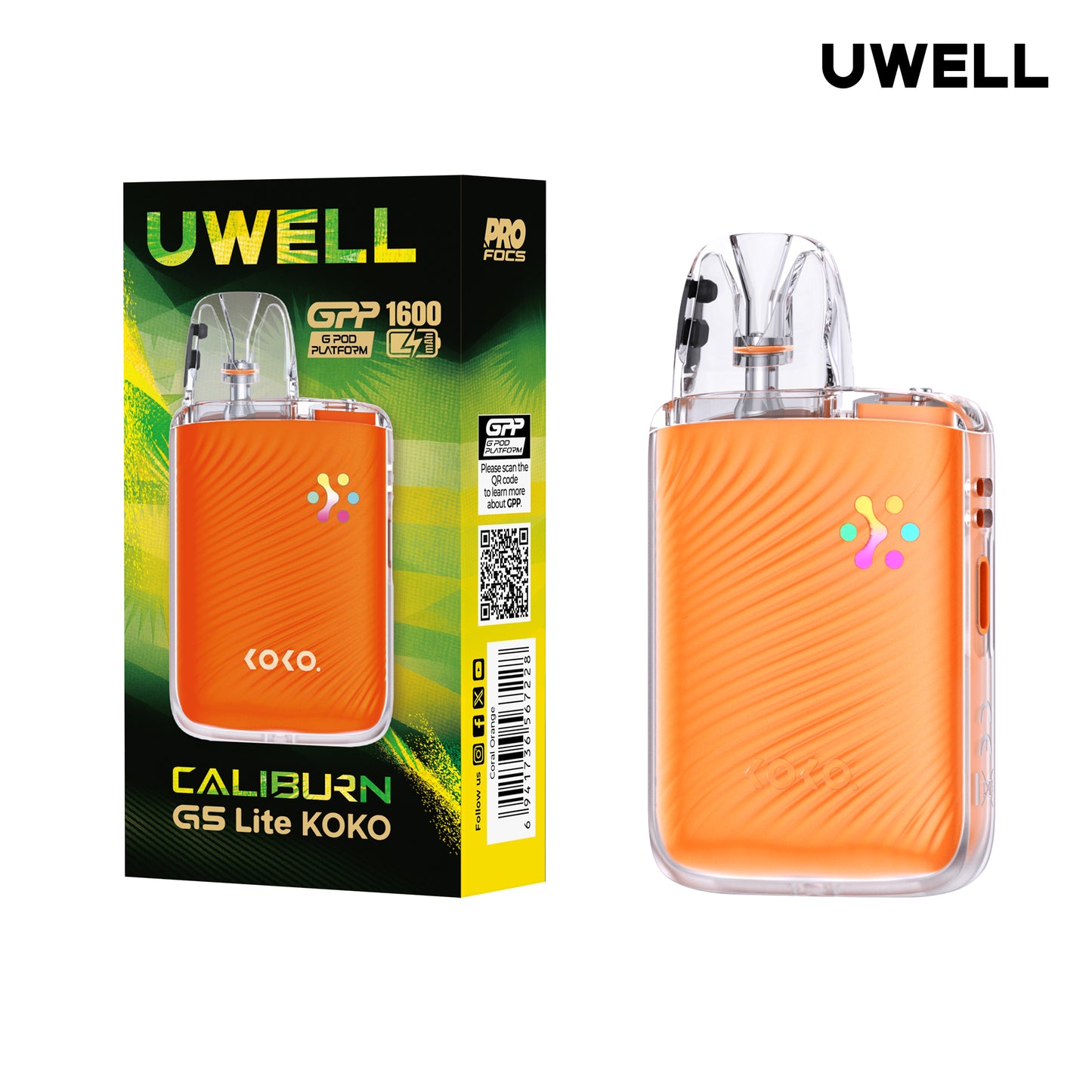 UWELL Caliburn G5 Lite KOKO 35W Pod System