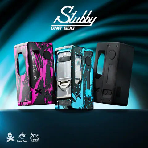 Orca Vape X Suicide Mods X Vaping Bogan Stubby 18 DNA60C AIO (BORO Dev vape haus - Premium Vapor Online Store | est. 2015 Orca Vape X Suicide Mods X Vaping Bogan Stubby 18 DNA60C AIO (BORO Dev vape haus - Premium Vapor Online Store | est. 2015