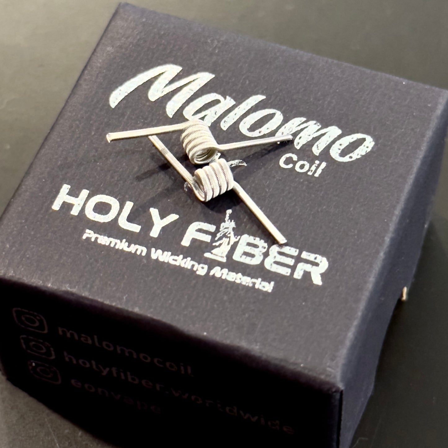 Malomo X Holy Fiber Prebuilt Coils (Made in Indon) Kropok Coil 