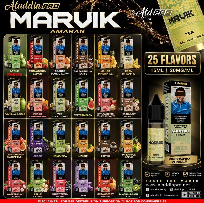 Aladdin Pro Marvik Salts (15ml)