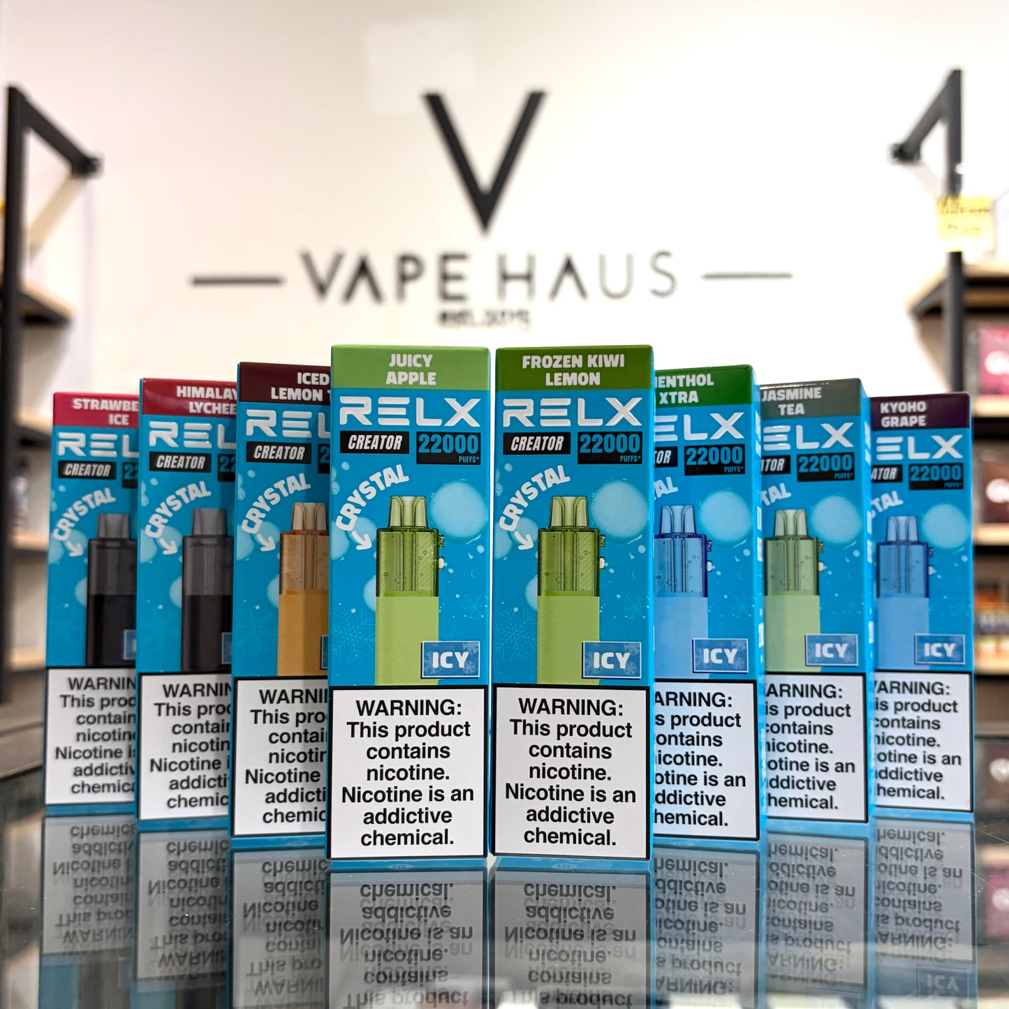 RELX Creator Crystal 22000puffs Disposable – vape haus - Premium Vapor  Online Store