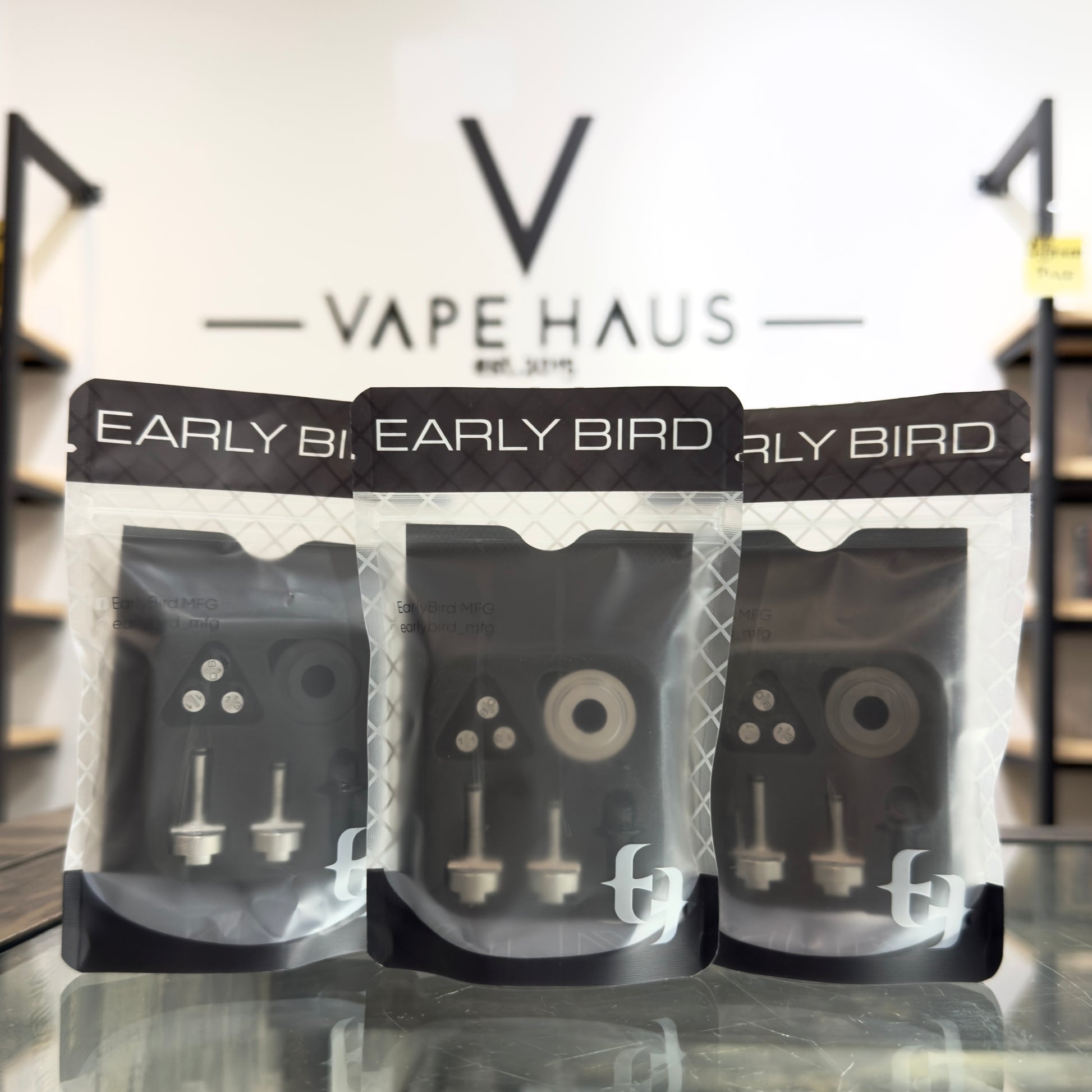 Early Bird Sparrow RTA 24mm with Proper MTL Kit vape haus - Premium Vapor Online Store | est. 2015 Early Bird Sparrow RTA 24mm with Proper MTL Kit vape haus - Premium Vapor Online Store | est. 2015
