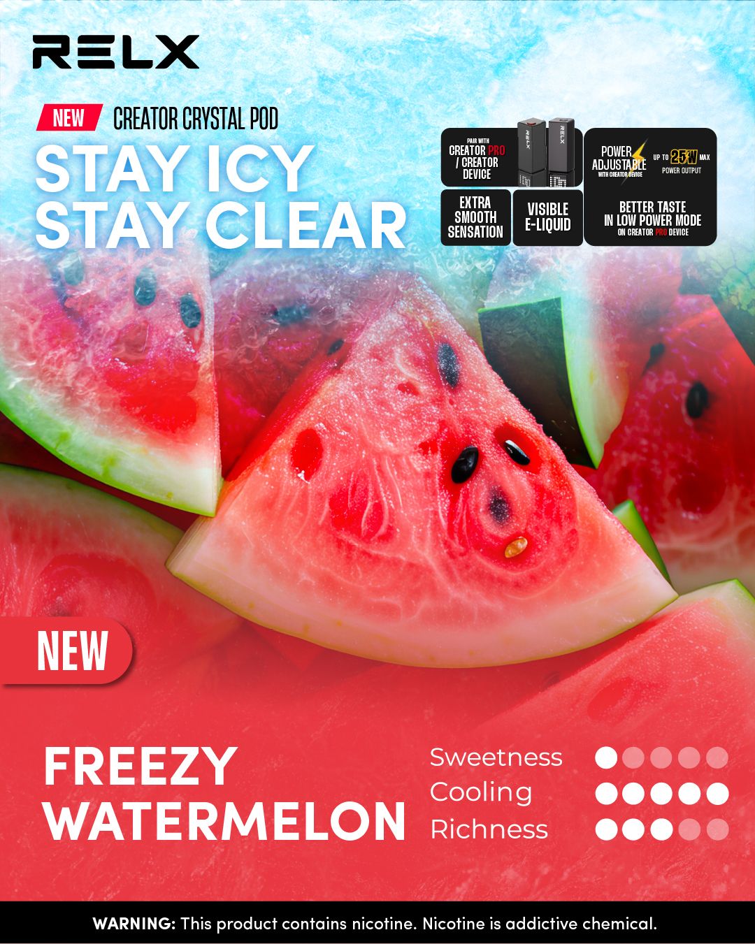 RELX Creator Crystal 22000puffs Disposable