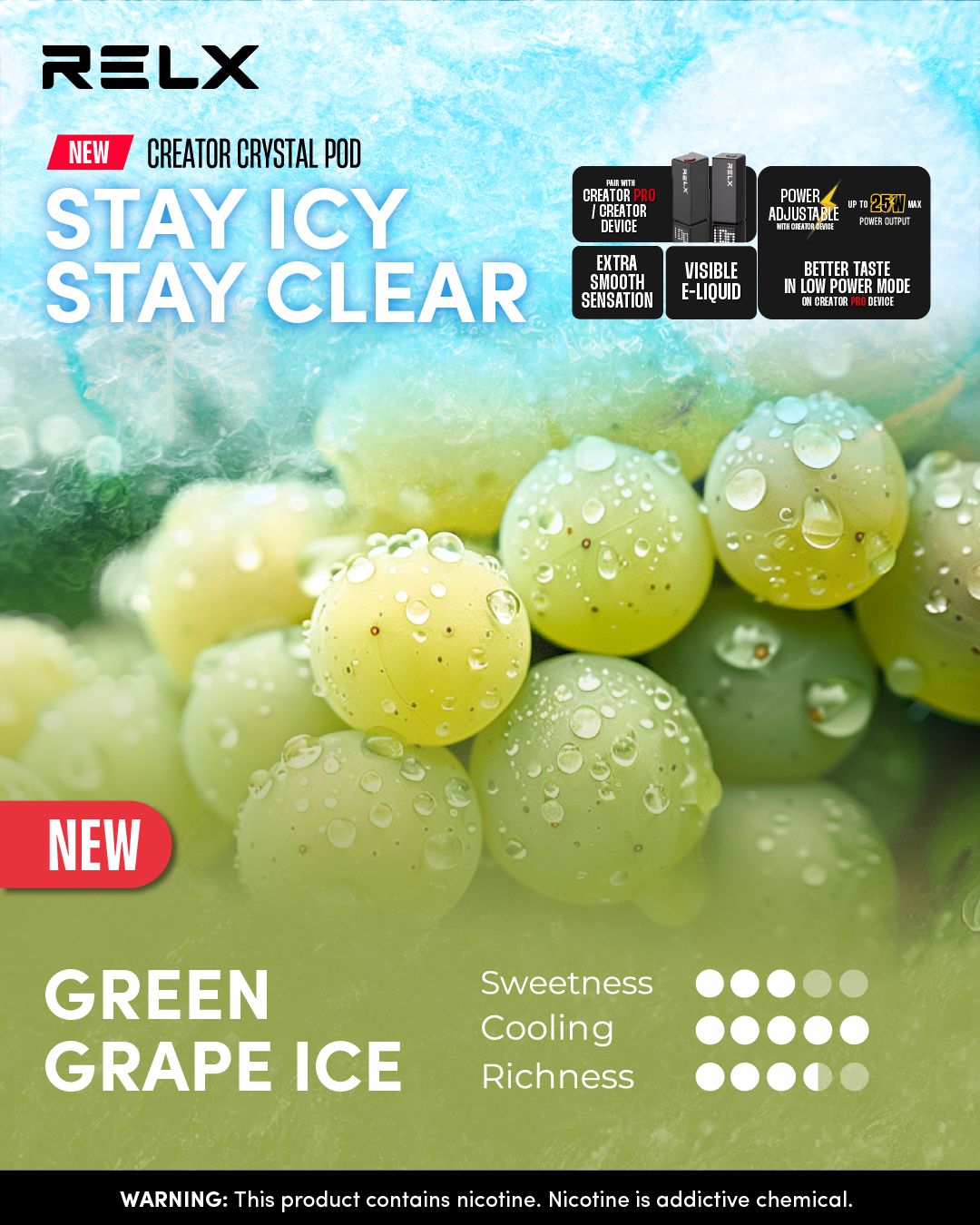 RELX Creator Crystal 22000puffs Disposable