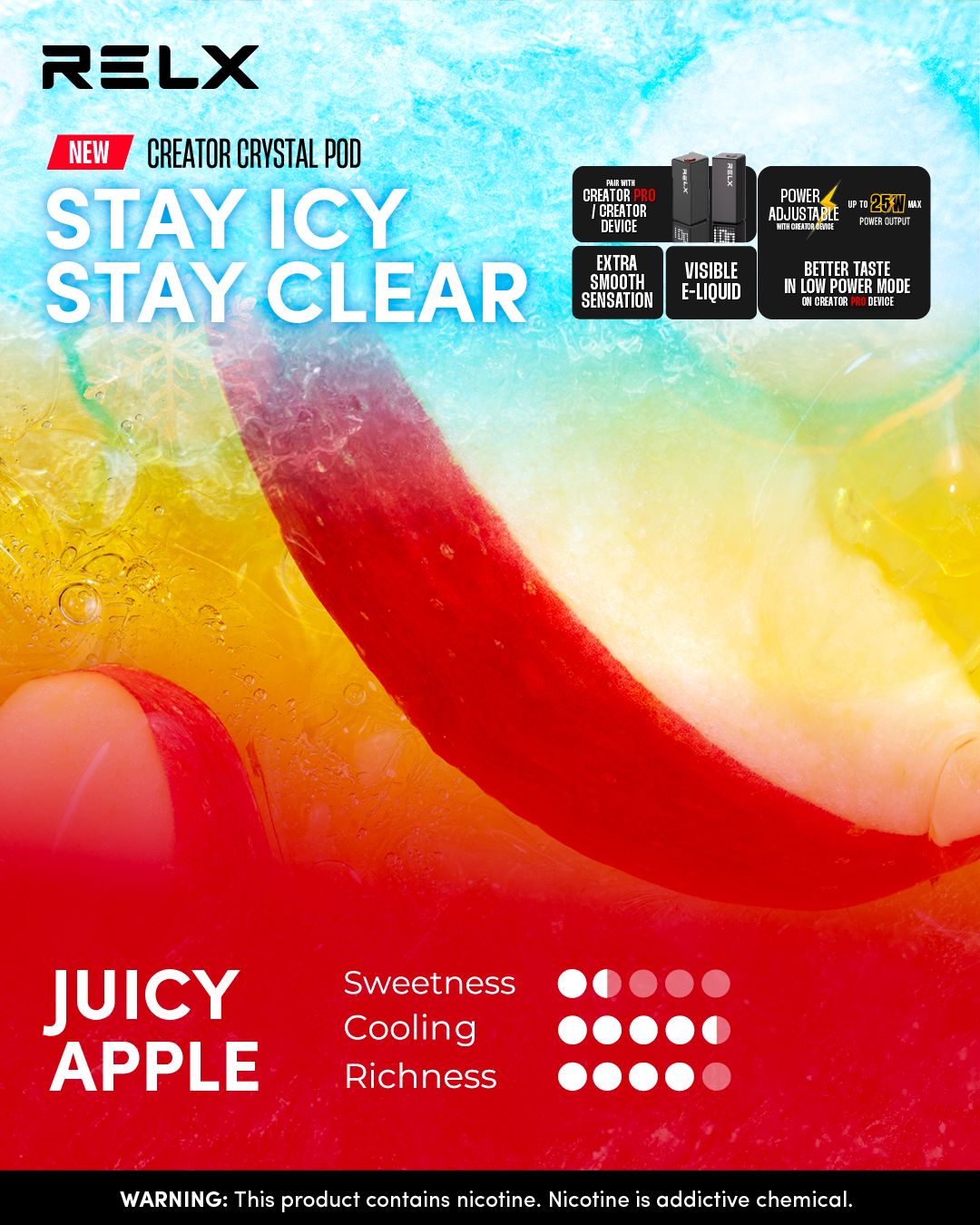 RELX Creator Crystal 22000puffs Disposable