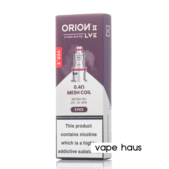 LVE Orion 2 Pro Replacement Coils vape haus - Premium Vapor Online Store | est. 2015 LVE Orion 2 Pro Replacement Coils vape haus - Premium Vapor Online Store | est. 2015