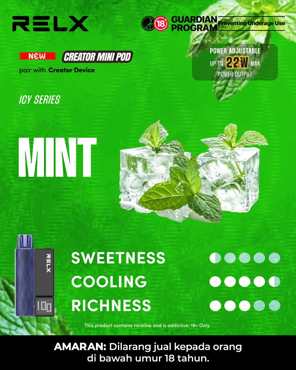 RELX Creator mini 3000puffs Disposable