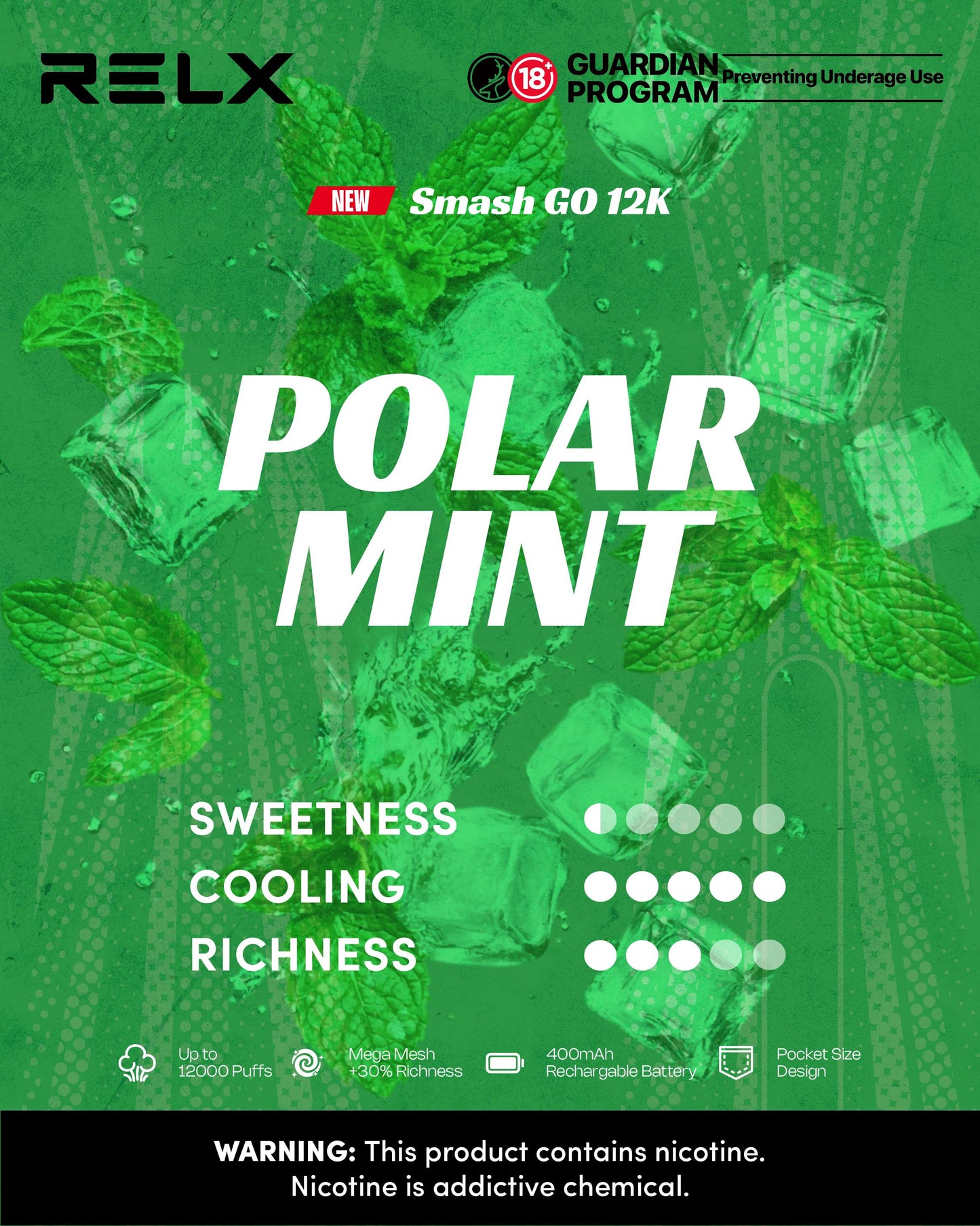 RELX Smash Go 12K puffs Disposable